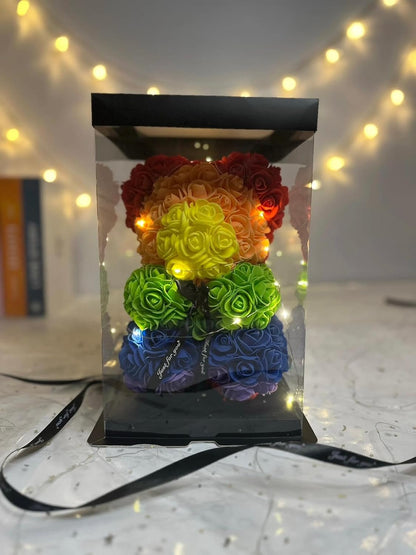 Rose Bear Gift for Women Birthday - Gifts for Mom, Wife, Girlfriend, Daughter, Grandma, for Her, Mom Birthday Gifts from Daughter, Womens Gifts